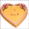 Yellow Heart Cake