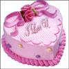 Special Heart in Pink Cake