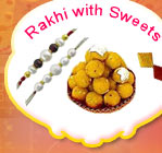 Rakhi with Sweets