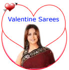 Valentine Sarees