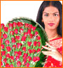 Rakhi Flowers to India