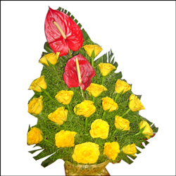 "Round shape Designer Pineapple Cake (2 Step) - 3 kgs - Click here to View more details about this Product