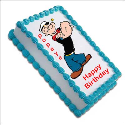 Amazon.com: Popeye Cake Topper Edible Image Personalized Cupcakes Frosting  Sugar Sheet (8