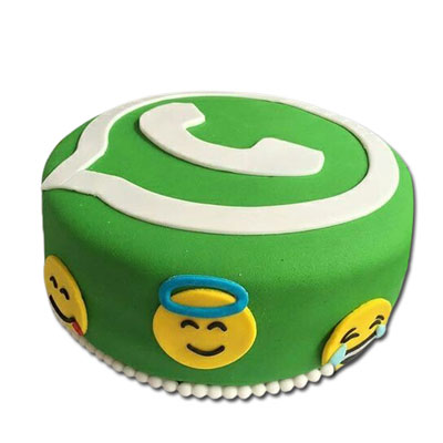 Fondant whatsapp cake for phome addicts... | Anime cake, Cake, Savoury food