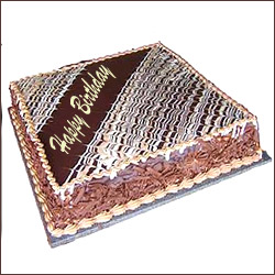 "Chocolate Combo  Square Cake - Fresh Cream Cake- 2kgs - Click here to View more details about this Product