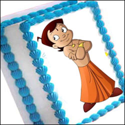 Chotta Bheem - 2kg (Photo cake) - send Cartoon Photo Cakes to India,  Hyderabad | Us2guntur