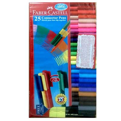 Faber-Castell Connector sketch pens ( Pack of 25 Pens.)