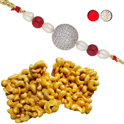 "RAKHI - JPJUN-21-94 (Single Rakhi), 250gms of KajuPakam - Click here to View more details about this Product