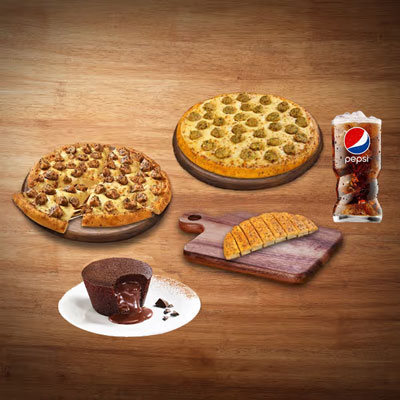 "Meal for 2 from Dominos (Non Veg) - Combo - 05 - Click here to View more details about this Product