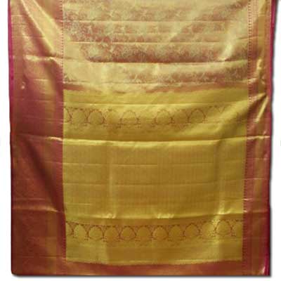 "Kalaneta Pink colour Kanchi fancy silk saree NSHH-26 (with Blouse) - Click here to View more details about this Product