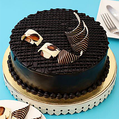 Designer Round shape chocolate cake - 1kg - send New Year Cakes to India,  Hyderabad | Us2guntur