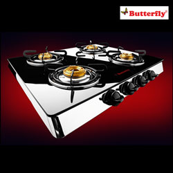 butterfly reflection 4 burner gas stove