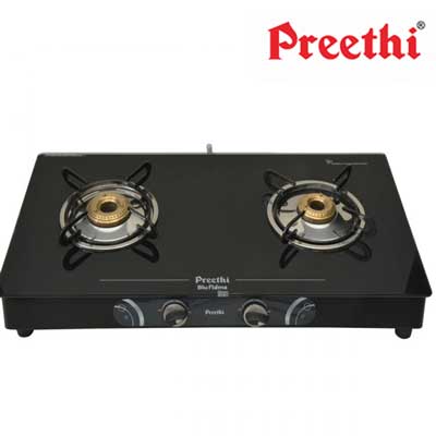 preethi steel gas stove