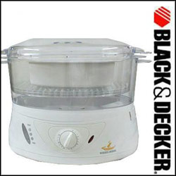 Black and Decker Cooking Steamer HS3000 send Rice Cookers to