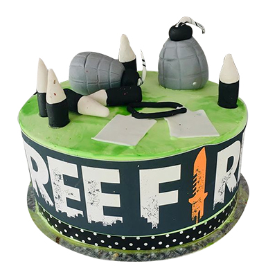 Best Free Fire Theme Cake In Bengaluru | Order Online