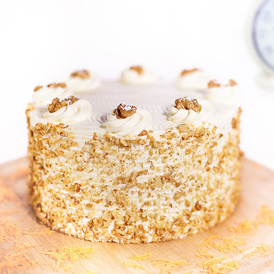 Healthy carrot cake - Lazy Cat Kitchen