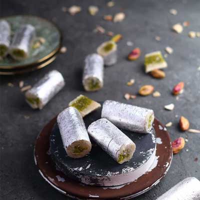"Kaju Pista Roll - 1kg (Almond Sweets) - Click here to View more details about this Product