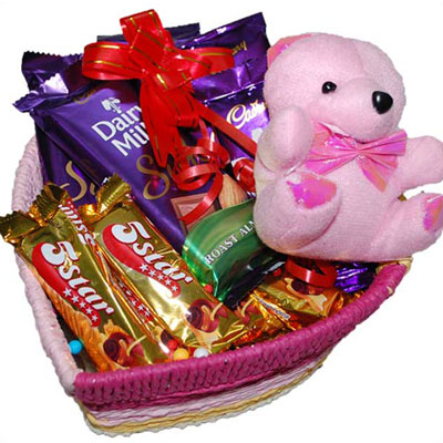 dairy milk silk with teddy bear