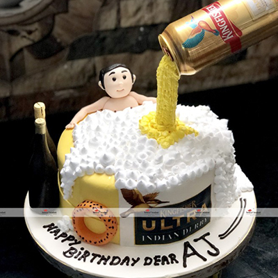 Florentino's Beer Beer Cake, A Customize Beer cake