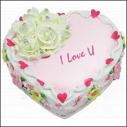 "First Love - Fresh Cream Cake - Click here to View more details about this Product