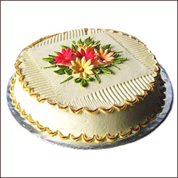 "Festive Delight - 3kgs Fresh Cream Cake - Click here to View more details about this Product