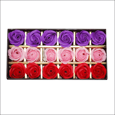 "ROSE shape SOAPs Paper in a BOX - 301-006 - Click here to View more details about this Product