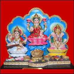 "Ganesha lakshmi saraswathi pop-SLG -code001 - Click here to View more details about this Product