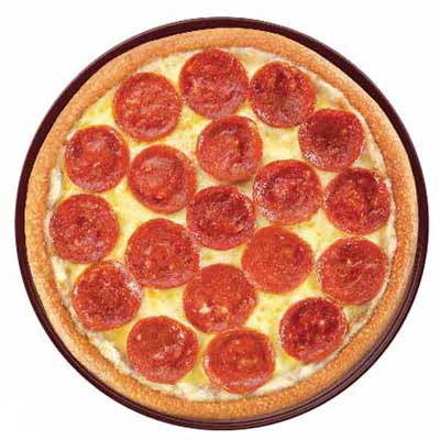 "Cheese and Pepperoni Pork Pizza (1 pizza) (Non Veg)(Dominos) - Click here to View more details about this Product