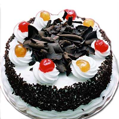 "Yummy Round shape Black forest Cake - 1kg (Express Delivery) - Click here to View more details about this Product