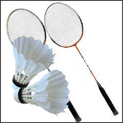 "Racket with Set with Cocks - Click here to View more details about this Product