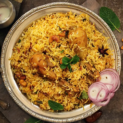 "Chicken Dum Biryani Family Pack (Sri Anjaneya Restaurant) - Click here to View more details about this Product