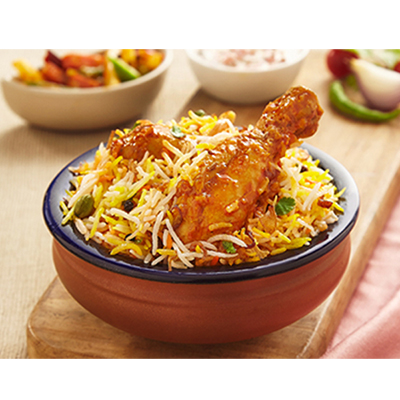 "Chicken Hyderabadi Dum Biryani (Single) (Alpha Hotel) - Click here to View more details about this Product