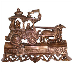 "Radha krishna Idol in sitting position, Flower Bunches (2no.), Cake - Click here to View more details about this Product