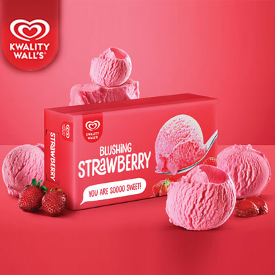 "Kwality Ice Creams - Strawberry - 700 ML - Click here to View more details about this Product