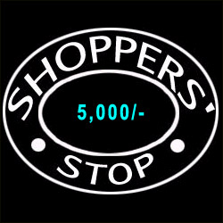 "Shoppers Stop Gift Cheque for Rs 5000 - Click here to View more details about this Product