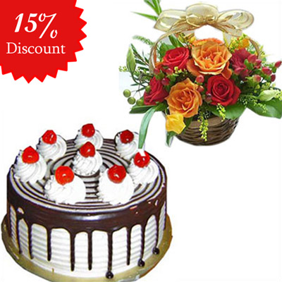 "Cake N Flowers - code D01 - Click here to View more details about this Product