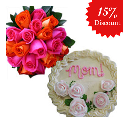 "Cake N Flowers - code D07 - Click here to View more details about this Product