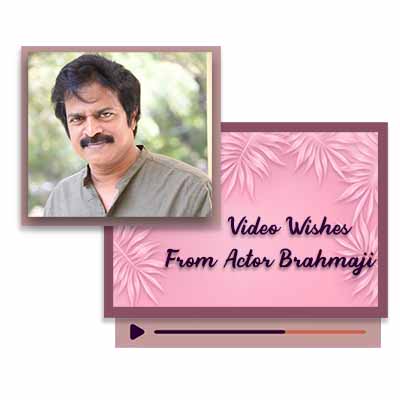 "Video Message from Actor Brahma ji - Click here to View more details about this Product
