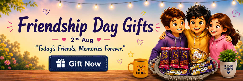 FriendShip Day Gifts — 21st June. Gift Now.